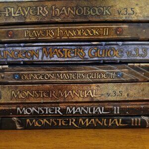 Dungeons and Dragons 3.5 (7 book set)